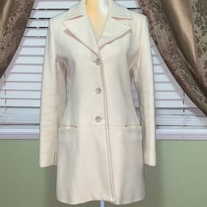 SOLD Banana Republic Cream Wool Coat